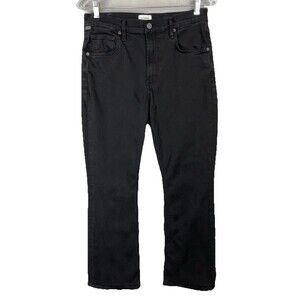 Citizens of Humanity Women 28 Jeans Isola Cropped Straight Black Casual Preppy